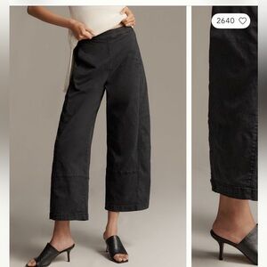 Pilcro Black Wide-Leg Pants